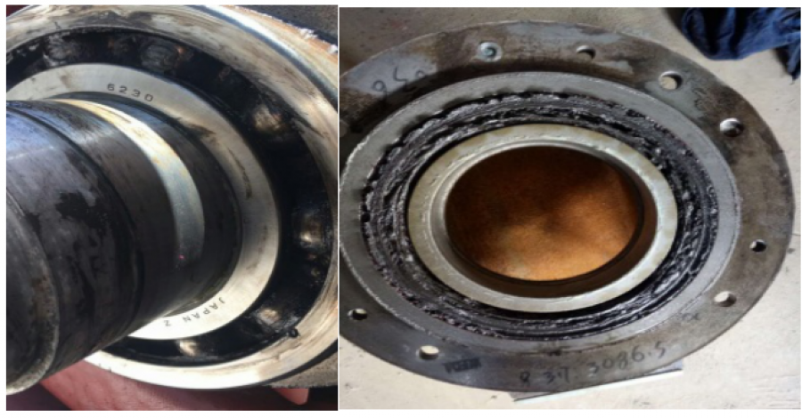 防爆电机滚动轴承失效