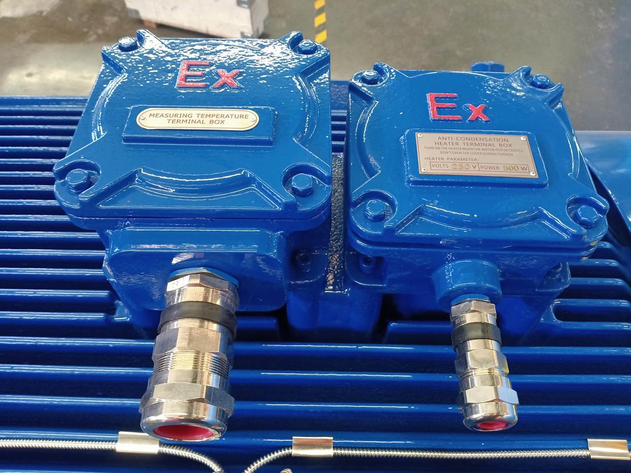 南阳防爆电机格兰头为什么要用黄铜镀镍