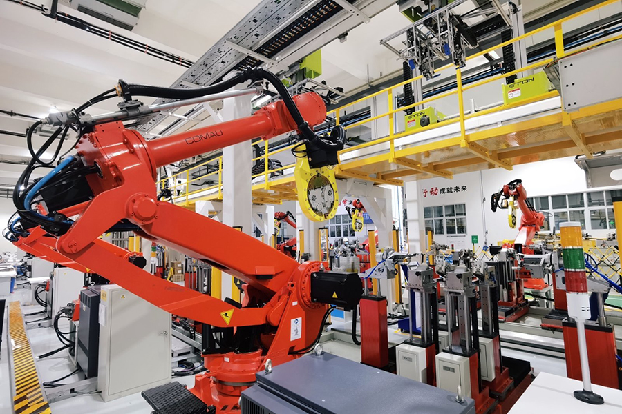 卧龙电气南阳防爆电机生产车间