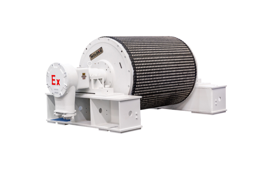 矿用隔爆型三相永磁同步电动滚筒